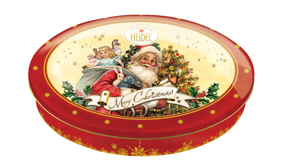 X-MAS METAL BOX SANTA / 17pcs 183g CHOCOLATE / HEIDEL