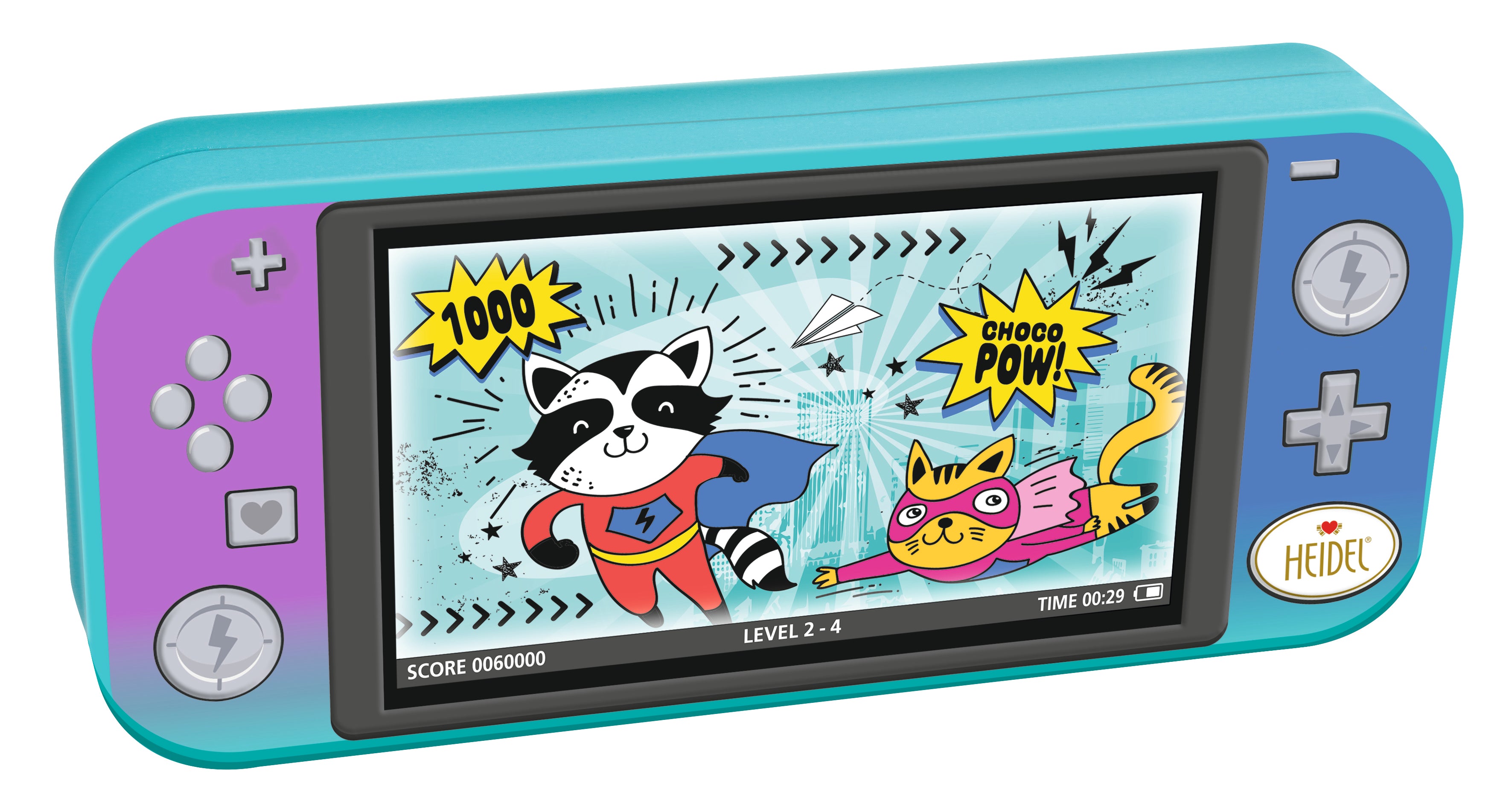 VIDEO GAME CONSOLE METAL BOX / 8pcs 86g CHOCOLATE / HEIDEL