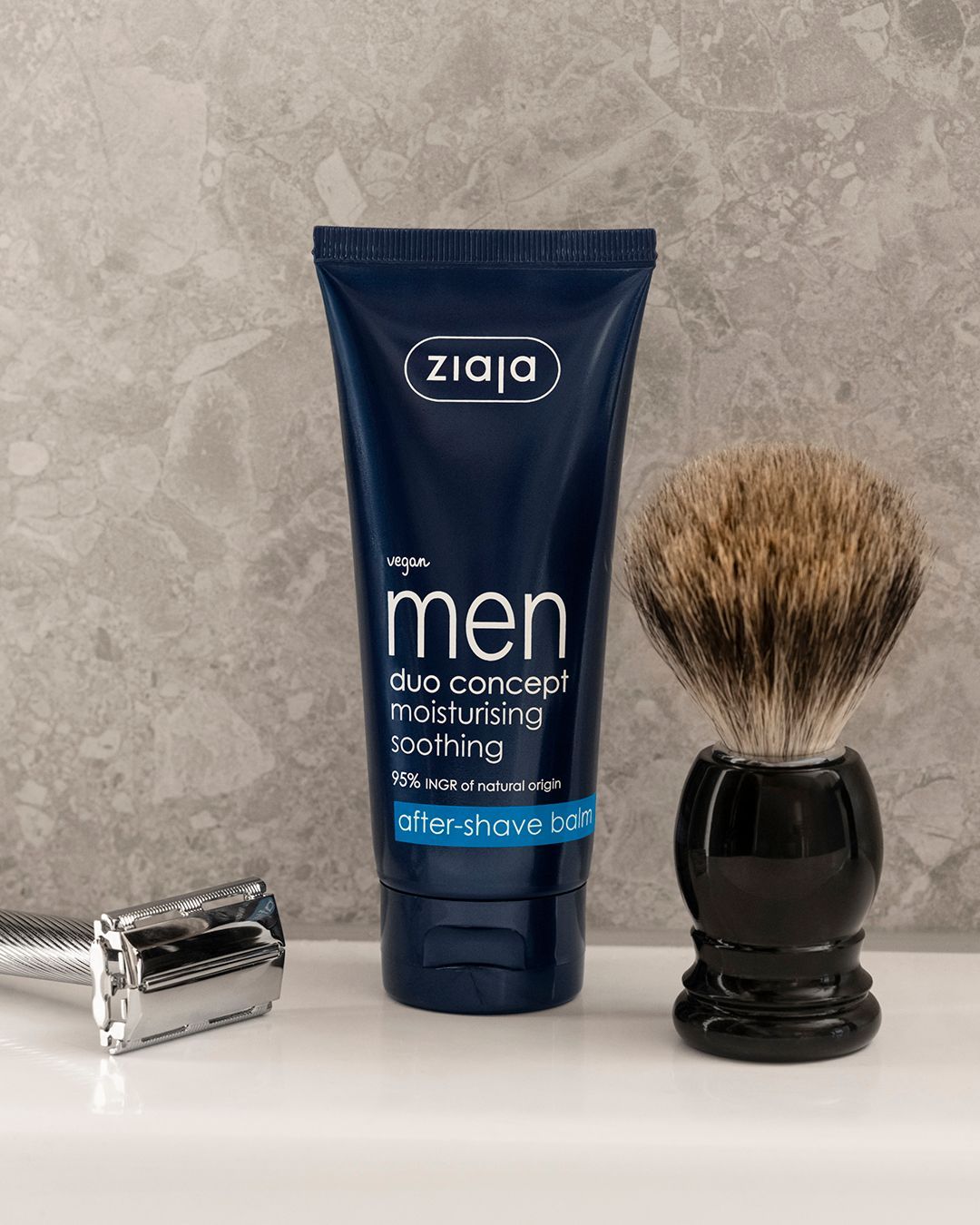 MEN AFTER SHAVE DUO CONCEPT MOISTURISING SOOTHING / 75ML / ZIAJA