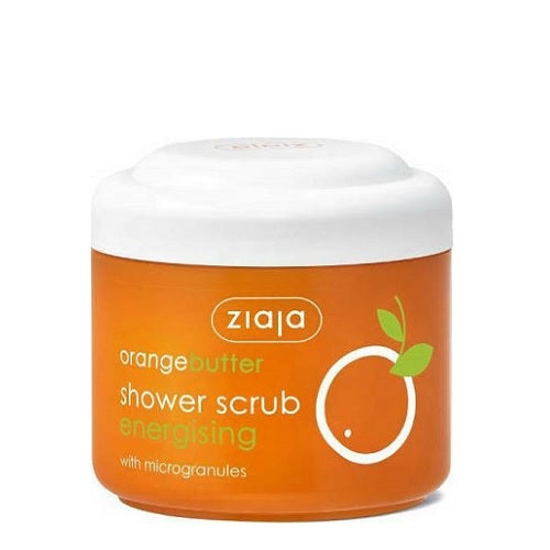 ORANGE BUTTER SHOWER BODY SCRUB ENERGISING WITH MICROGRANULES / 200ML / ZIAJA