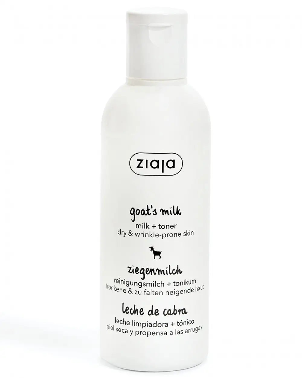 GOATS MILK MILK+TONER DRY & WRINKLE PRONE SKIN / 200ML / ZIAJA