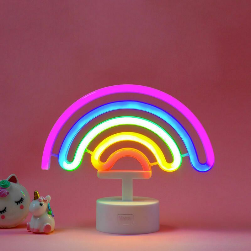 RAINBOW IT'S A SIGN NEON EFFECT LED LAMP LEGAMI