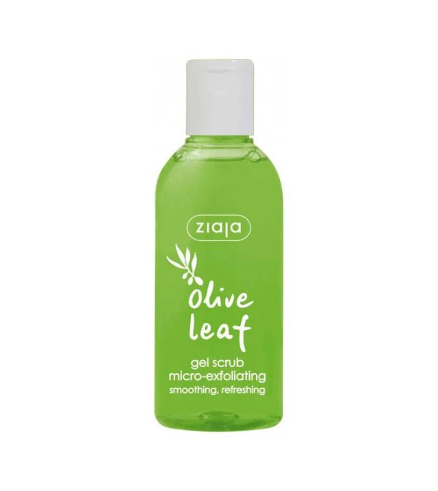 OLIVE LEAF GEL SCRUB MICRO EXFOLIATING SMOOTHING REFRESHING  / 200ML / ZIAJA