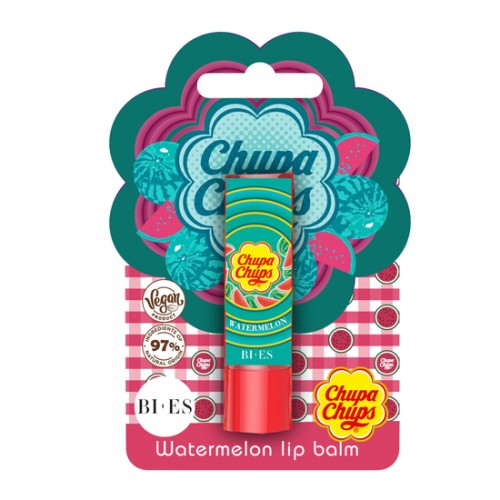 CHUPA CHUPS LIP BALM GRAPE/WATERMELON/STRAWBERRY BI.ES