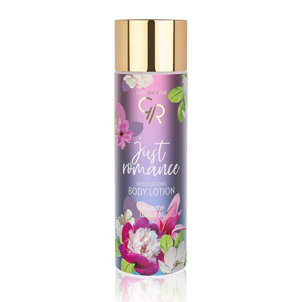 JUST ROMANCE / MOISTURIZING BODY LOTION / FRUIT & FLORAL / SHEA BUTTER COCONUT OIL / 250ML / GR CARE