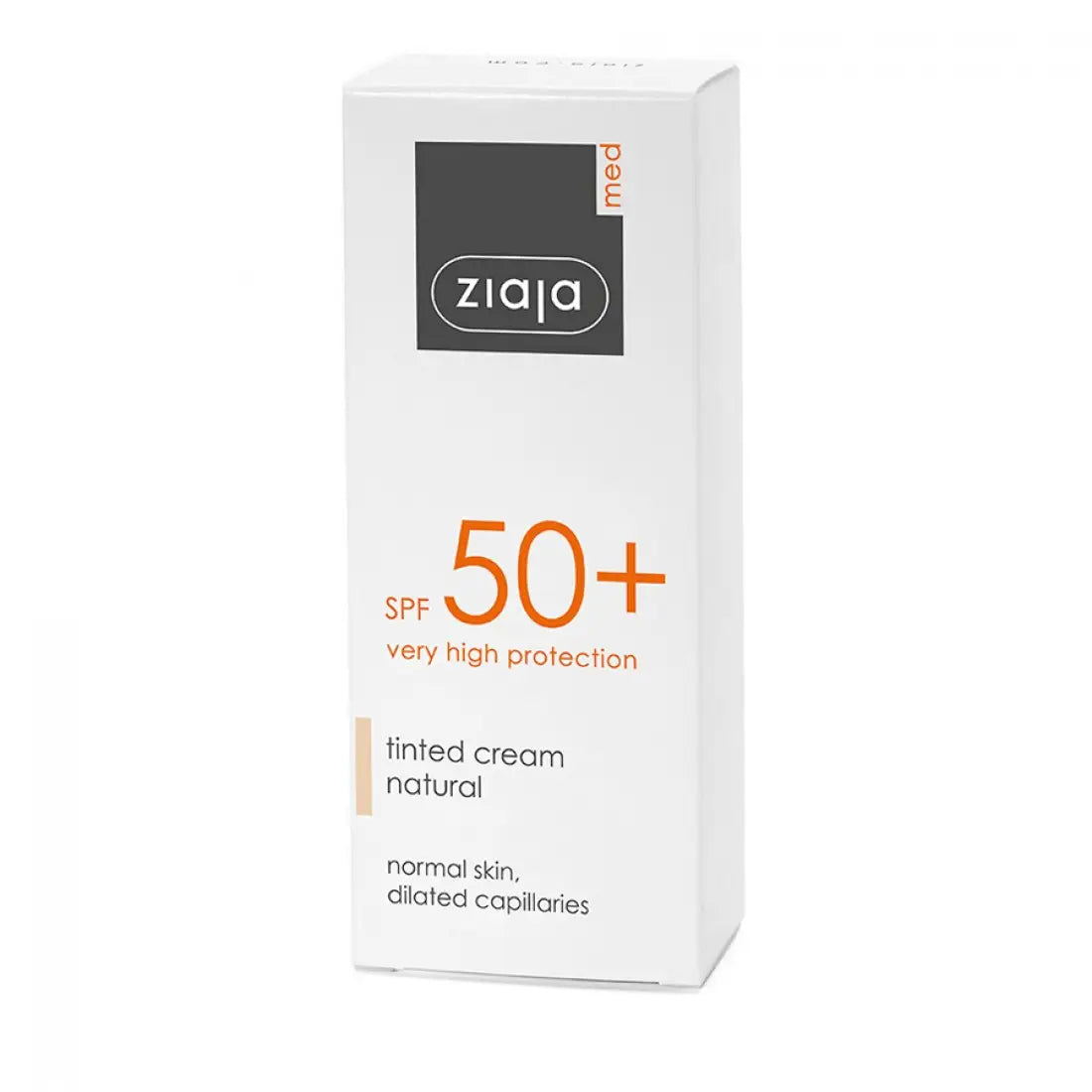 MED SPF 50+ TINTED CREAM NATURAL CREAM NORMAL SKIN / 50ML / ZIAJA