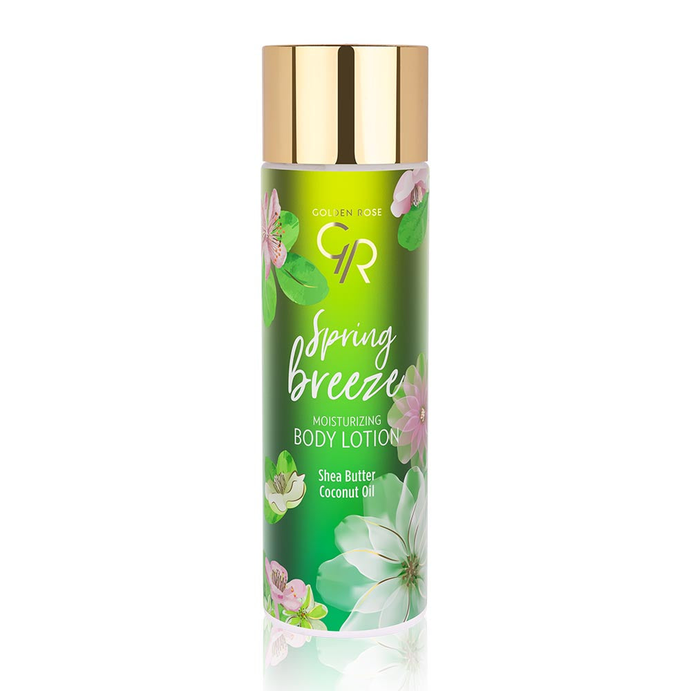 SPRING BREEZE / MOISTURIZING BODY LOTION / FRESH & FLORAL / SHEA BUTTER COCONUT OIL / 250ML / GR CARE