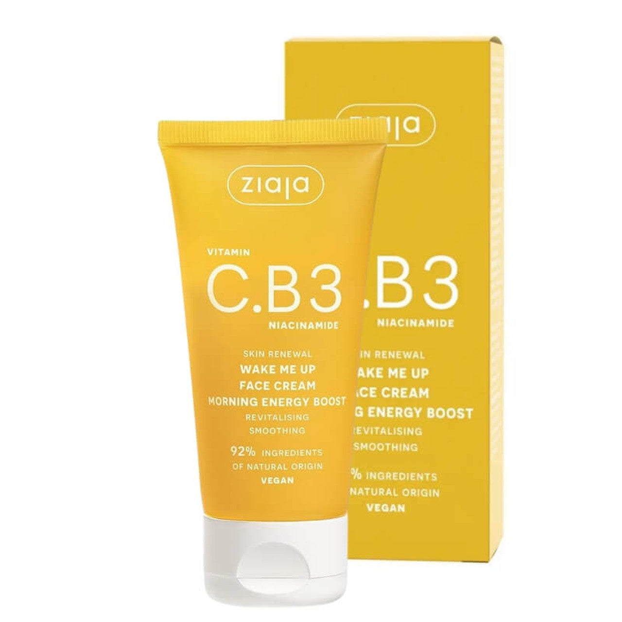 VITAMIN C.B3 WAKE ME UP FACE CREAM SKIN RENEWAL VEGAN / 50ML / ZIAJA