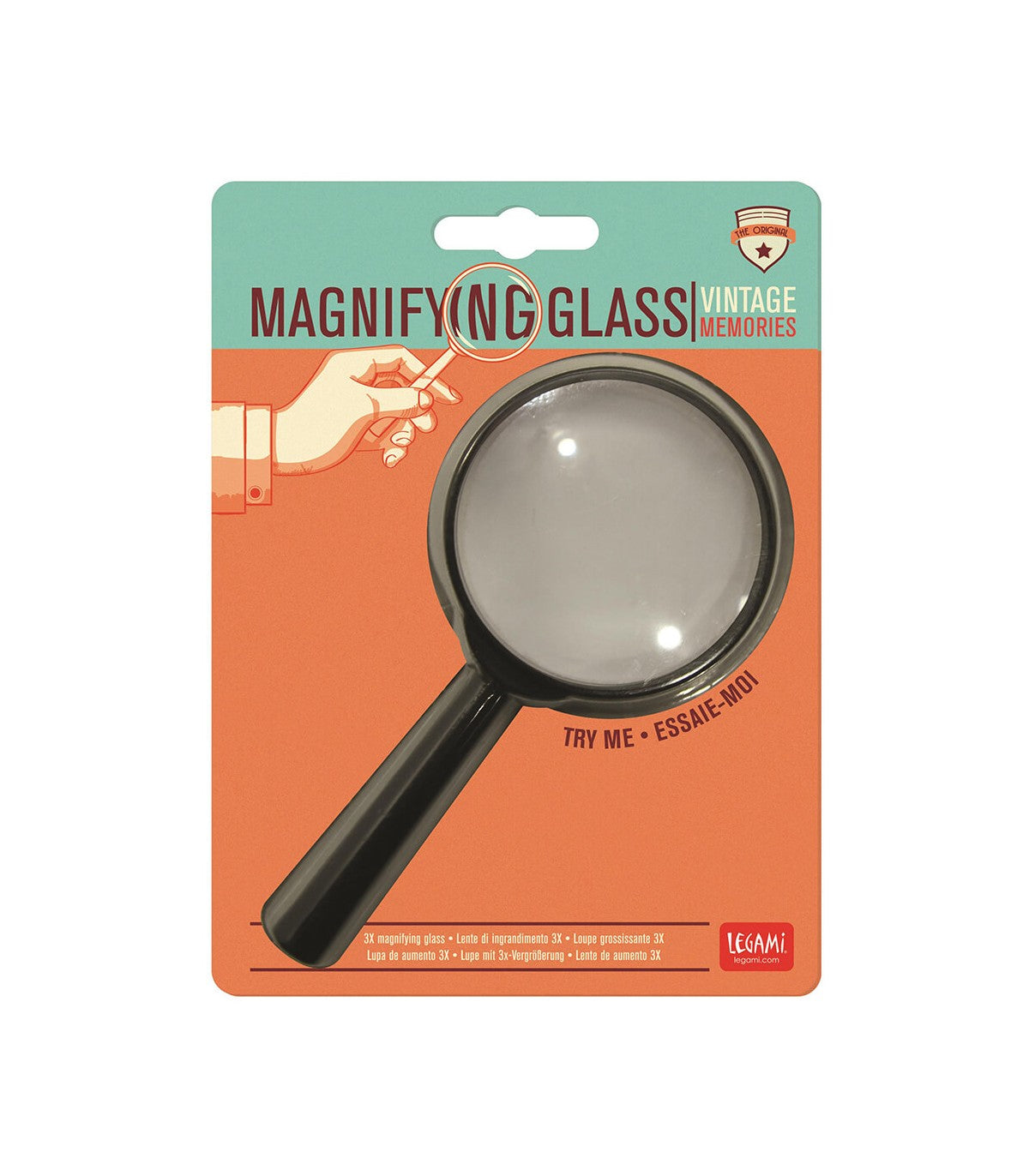 MAGNIFYING GLASS VINTAGE MEMORIES LEGAMI