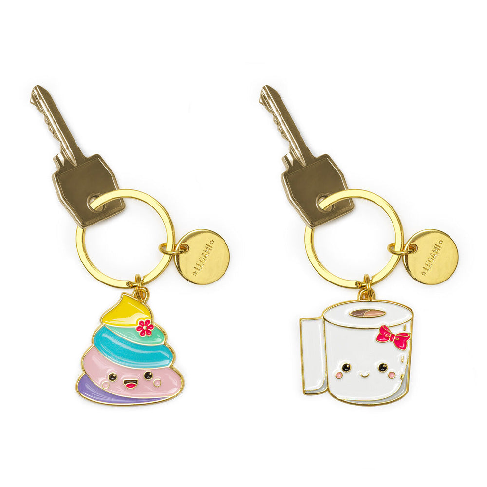 WHAT A KEY RING ENAMEL KEY RING LEGAMI
