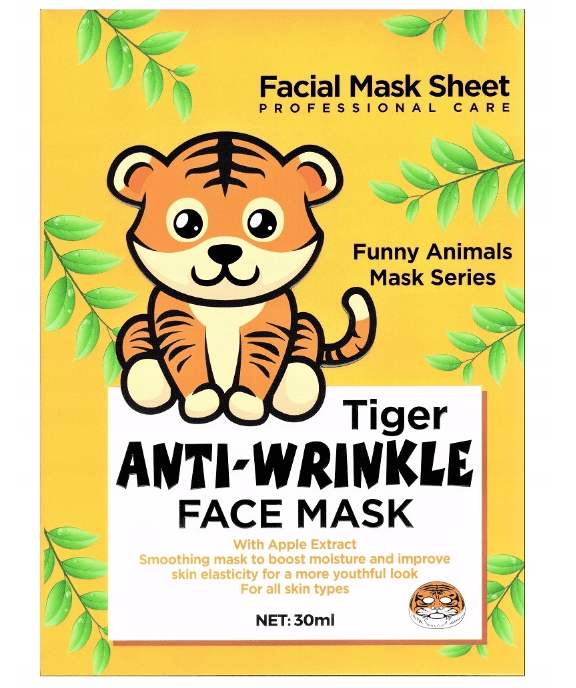 TIGER ANTI WRINKLE FACE MASK WITH APPLE EXTRACT