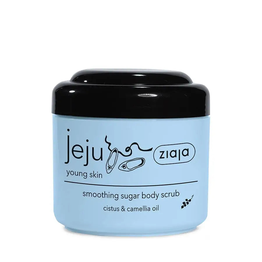 JEJU YOUNG SKIN SMOOTHING SUGAR BODY SCRUB / 200ML / ZIAJA