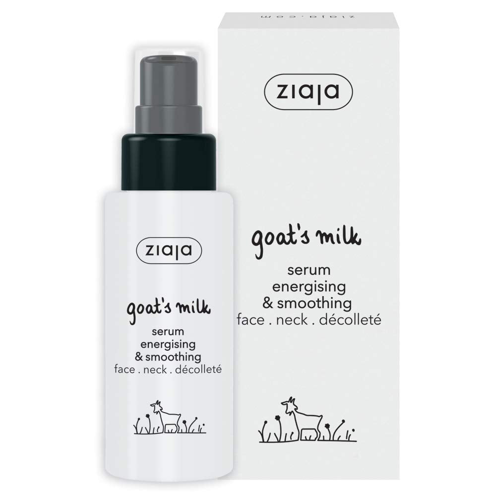 GOATS MILK SERUM ENERGISING & SMOOTHING FOR FACE NECK / 50ML / ZIAJA