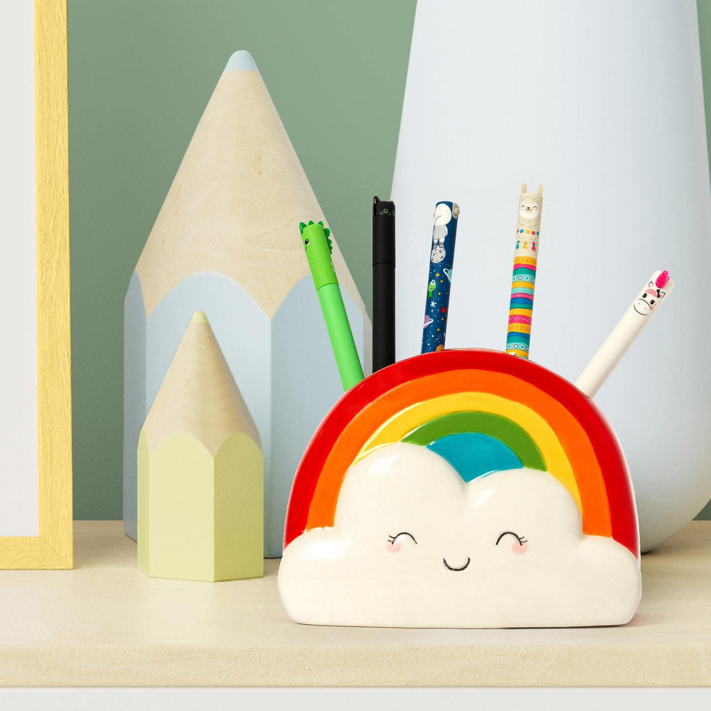 RAINBOW DESK FRIENDS CERAMIC PEN HOLDER LEGAMI