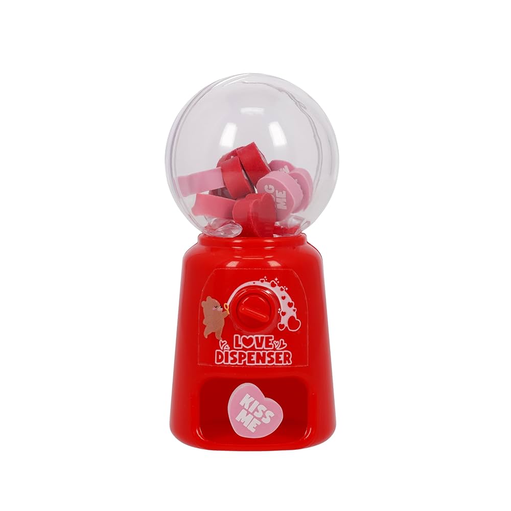 LOVE DISPENSER 15 ERASER GUMMES LEGAMI