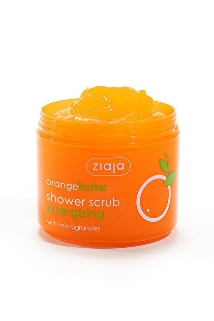 ORANGE BUTTER SHOWER BODY SCRUB ENERGISING WITH MICROGRANULES / 200ML / ZIAJA