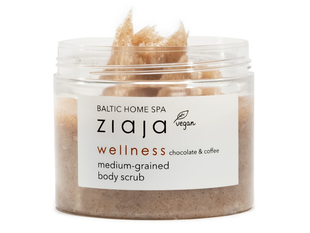 BALTIC HOME SPA WELLNESS CHOCOLATE & COFFEE MEDIUM GRAINED BODY SCRUB VEGAN / 300ML / ZIAJA