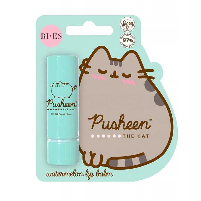 PUSHEEN THE CAT WATER MELON LIP BALM BI.ES