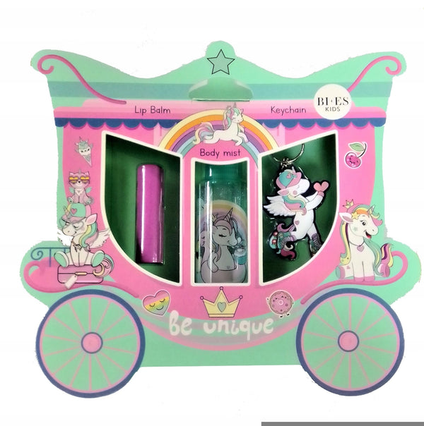 BE UNIQUE GIFT SET / LIP BALM / BODY MIST / KEYCHAIN / BI.ES KIDS / BI.ES