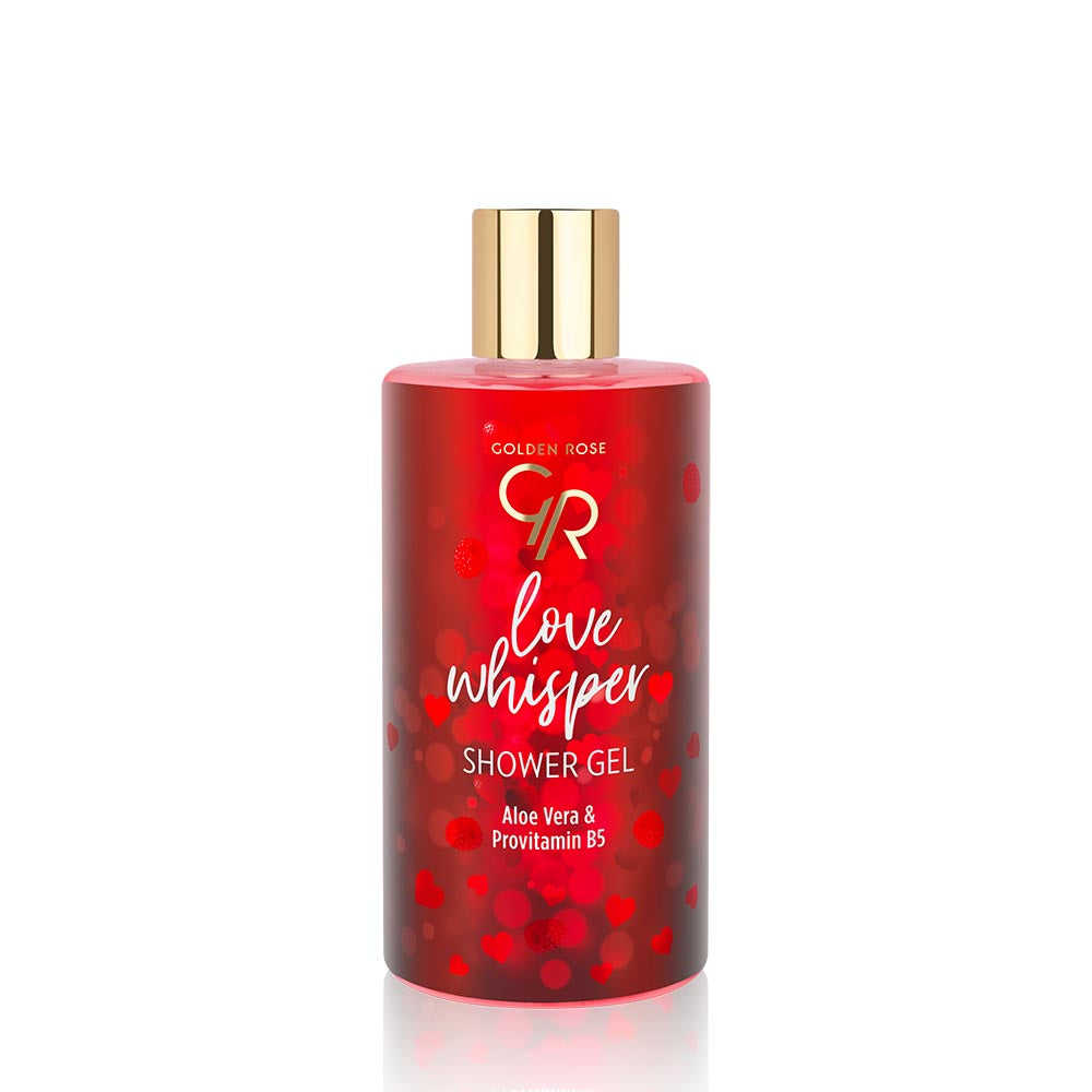 LOVE WHISPER / SHOWER GEL / FRUITY & SEDUCTIVE / ALOE VERA & PROVITAMIN B5 / 350ML / GR CARE
