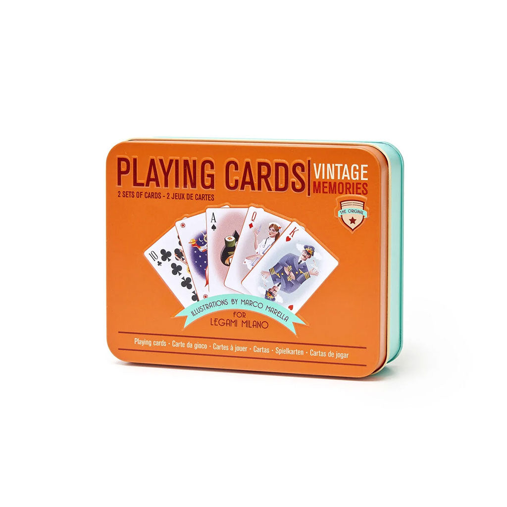 PLAYING CARDS VINTAGE MEMORIES LEGAMI