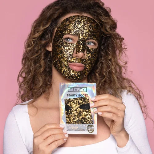 BEAUTY BOOST FACE MASK WITH GOLDSPITZENDESIGN / YEAUTY