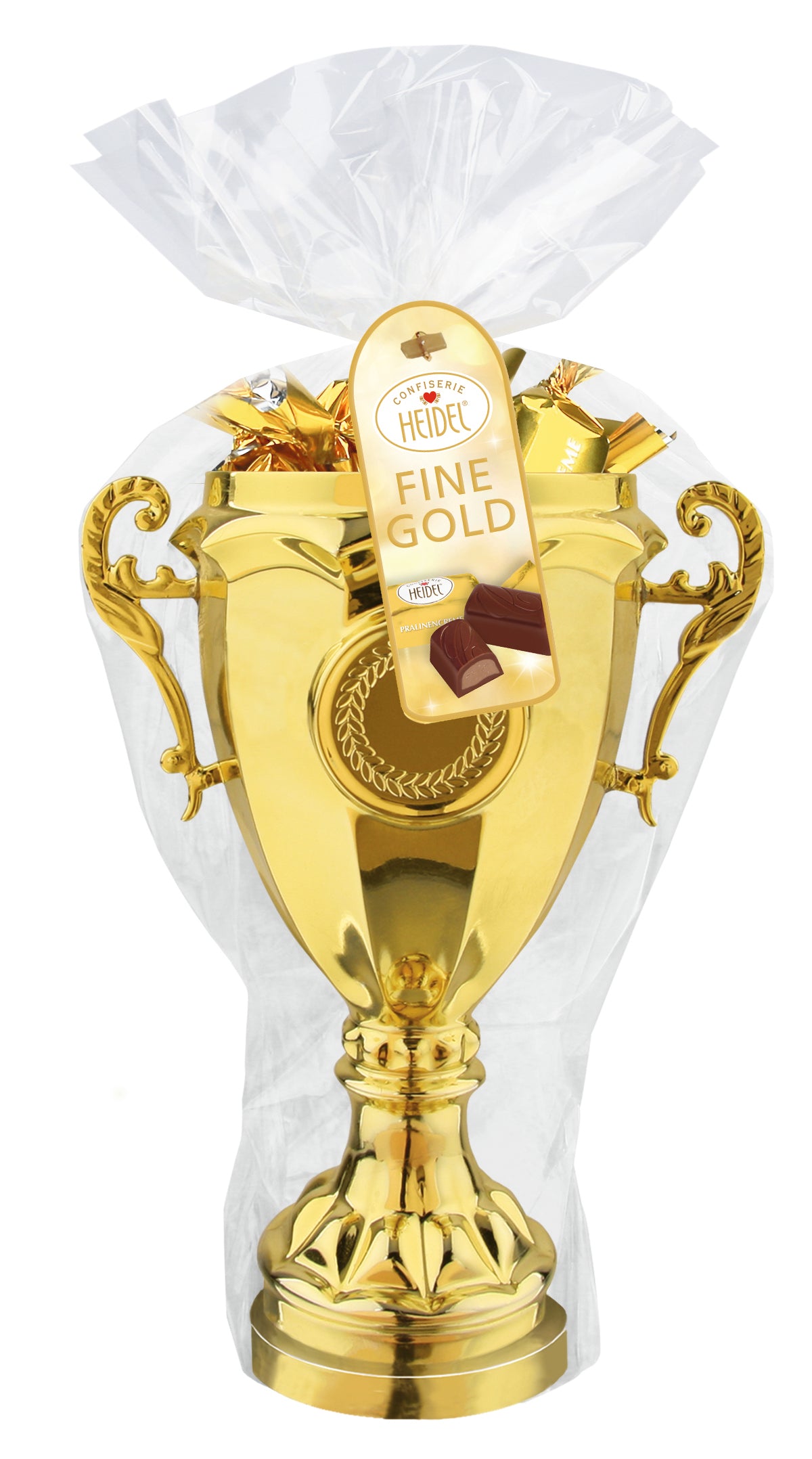 WORLD GOLDEN CUP FINE GOLD 999,9 / 8pcs 85g CHOCOLATE / HEIDEL