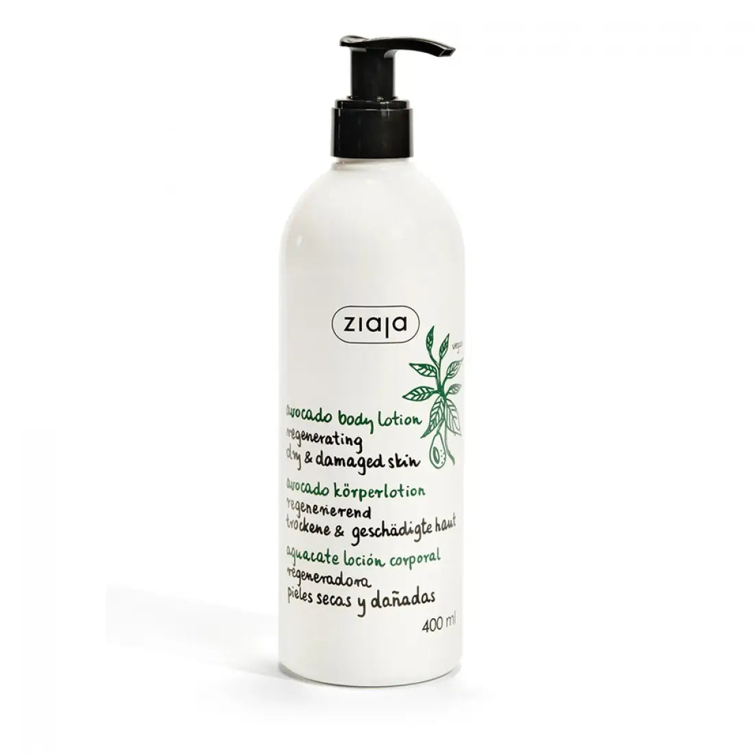 AVOCADO BODY LOTION REGENERATING FOR DRY & DAMAGED SKIN / 400ML / ZIAJA